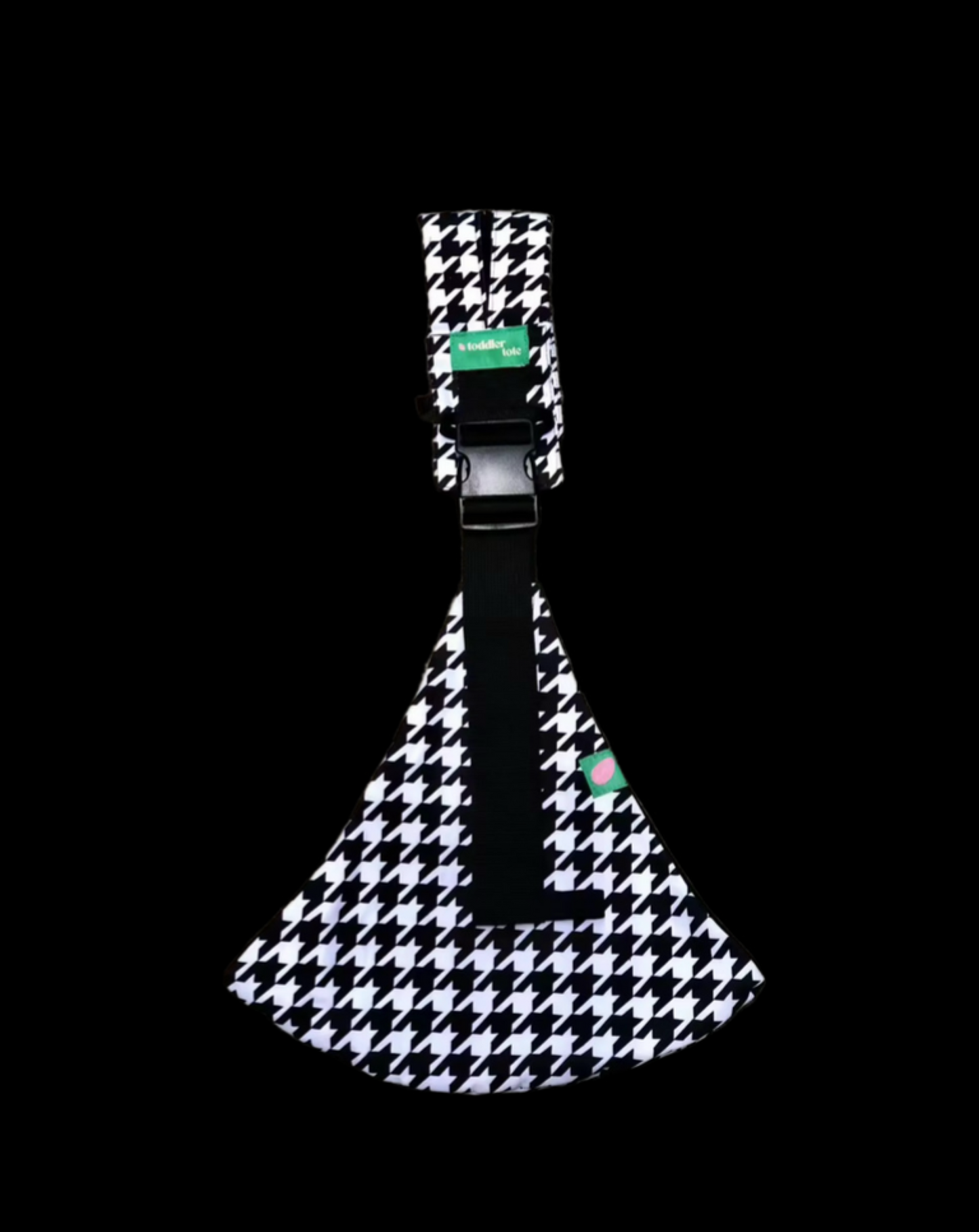 Launching Nov 25! Houndstooth & Black Toddler Tote | Reversible Carrier